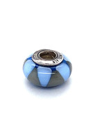 Vintage & Occasion Occasion Pandora glas bedel blauw / grijs