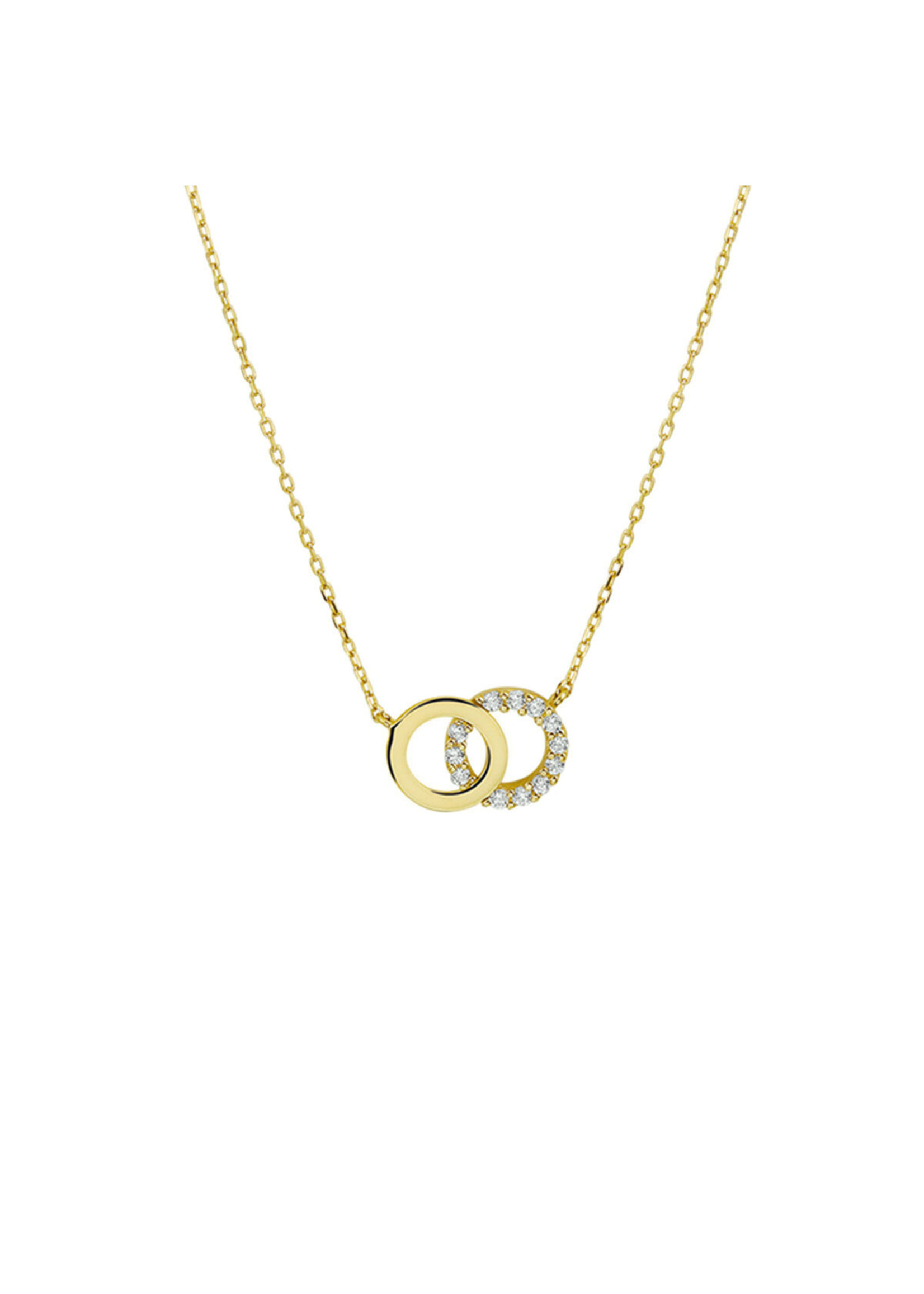 Cataleya jewels Cataleya Jewels Collier Zirkonia 0,8 mm 40 - 42 - 44 cm Goud