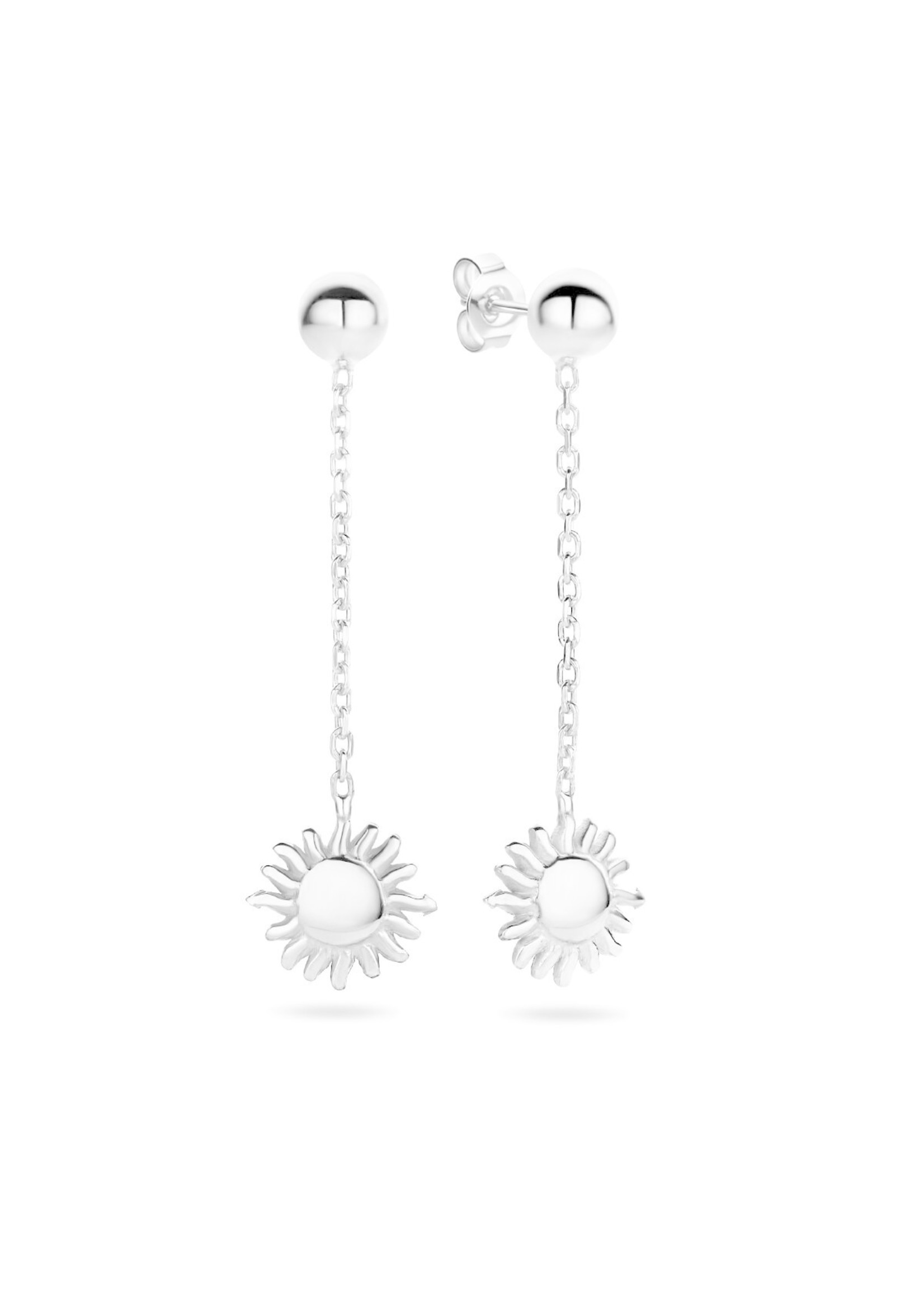 Cataleya jewels Cataleya Oorhangers Zon Zilver