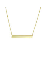 Cataleya jewels Cataleya Jewels Graveercollier 1,0 mm Plaat 5,0 mm 41 - 43 - 45 cm Goud