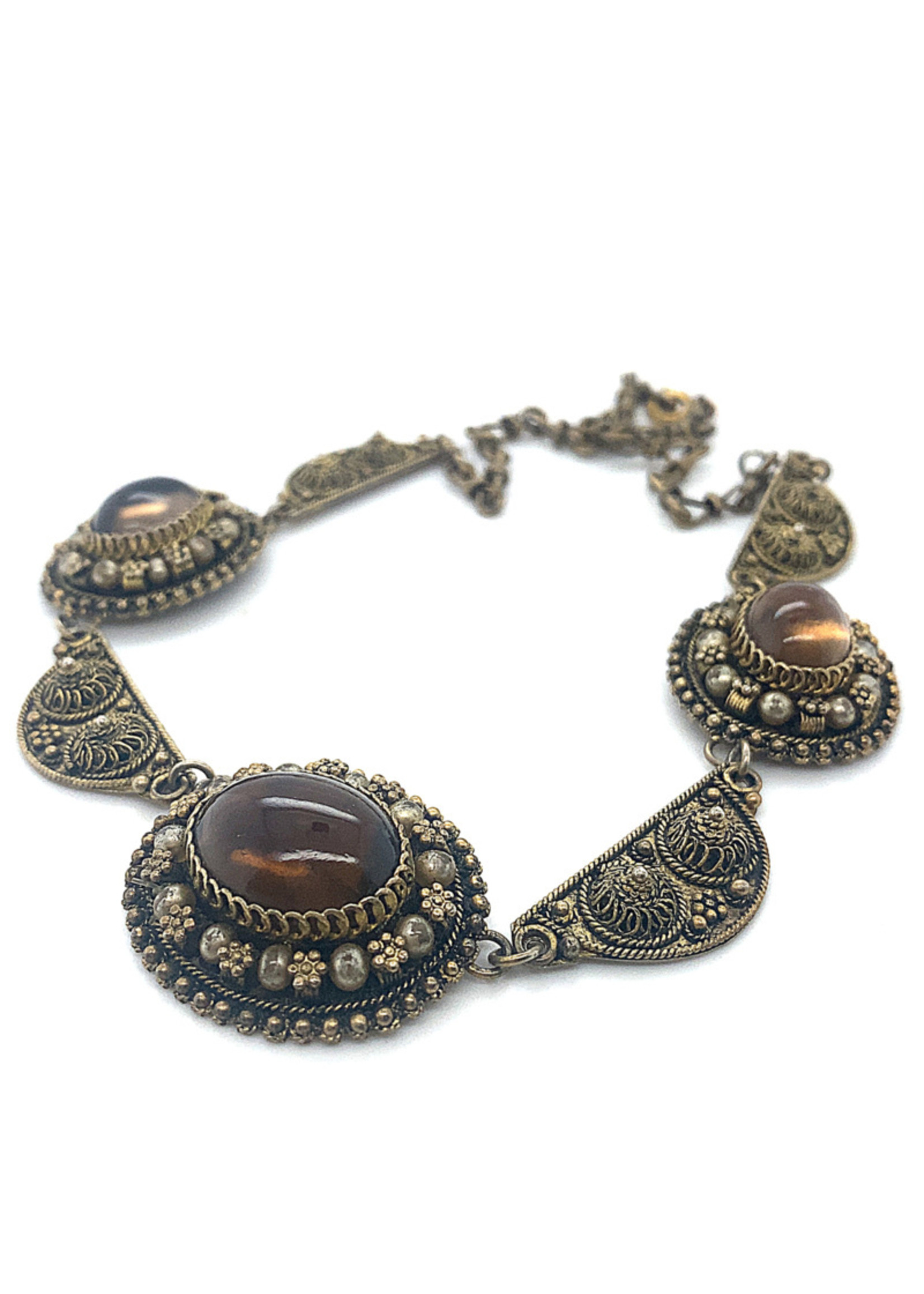 Vintage & Occasion Occasion zilveren verguld collier uit Israel