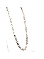 Vintage & Occasion Zilveren figaro collier 50cm