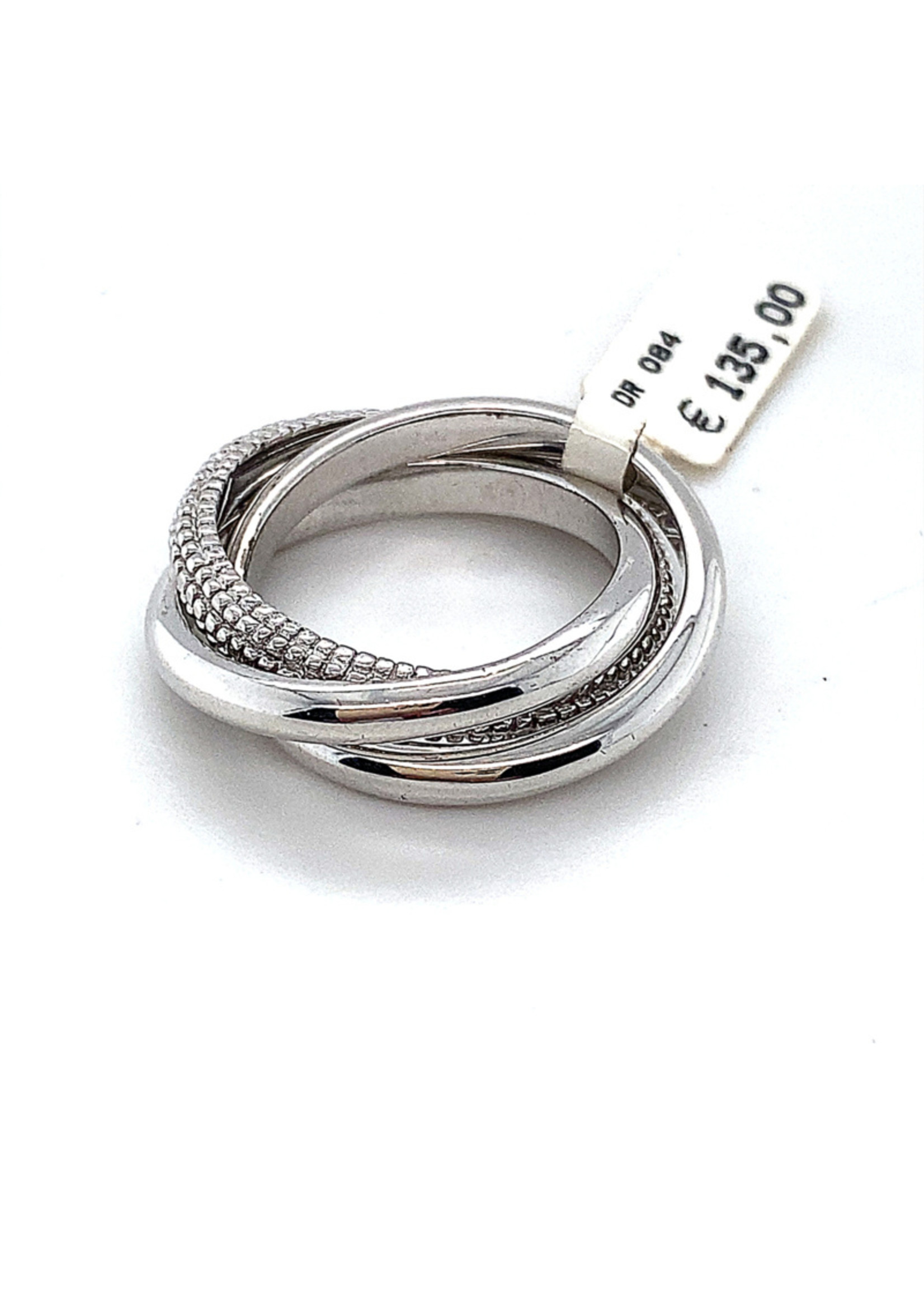 Vintage & Occasion Nieuwe zilveren trinity ring