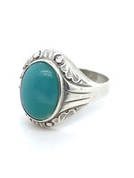 Vintage & Occasion Occasion ring met blauwe turkoois