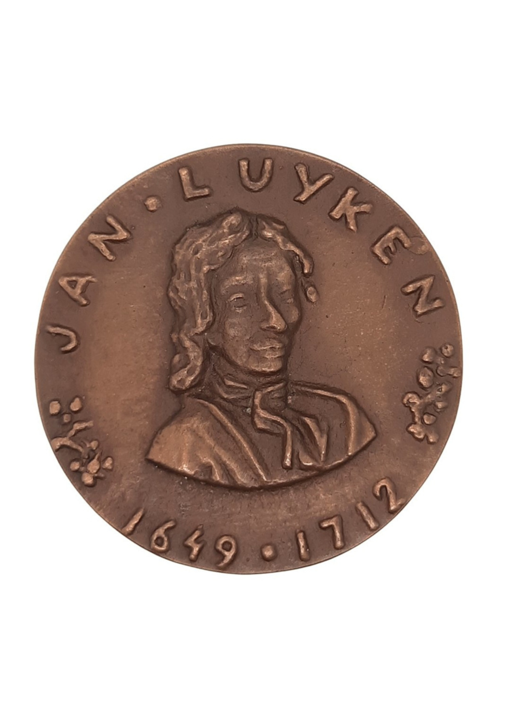 Vintage & Occasion Jaarpenning brons 1949 Jan Luyken (1649 - 1712)