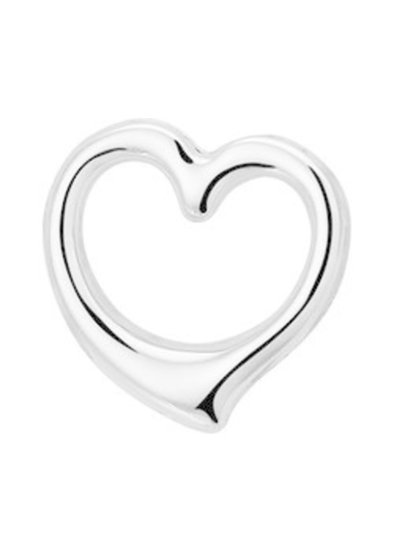 Cataleya jewels Hanger Hart - witGoud 14k