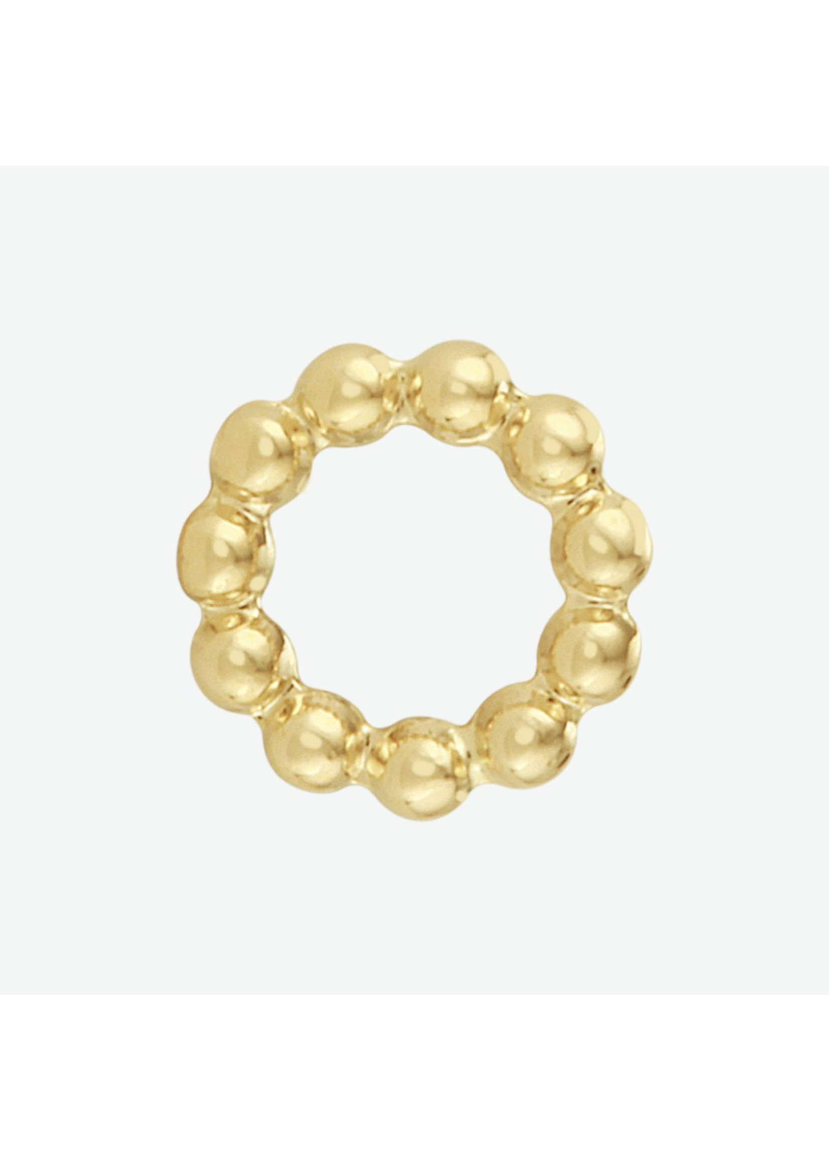 Cataleya jewels Geelgouden hanger rondje bolletjes