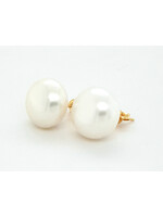 Vintage & Occasion Cataleya Earrings Pearl bouton 12,5mm