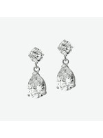 Cataleya jewels Zilveren oorhangers zirkonia