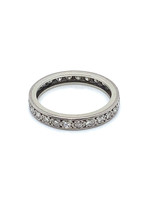 Vintage & Occasion Occasion witgouden alliance ring met diamant 0.75ct