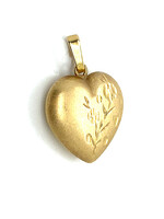 Vintage & Occasion Occasion gouden hart hanger mat glans