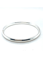 Vintage & Occasion Occasion zilveren dop bangle armband 5mm