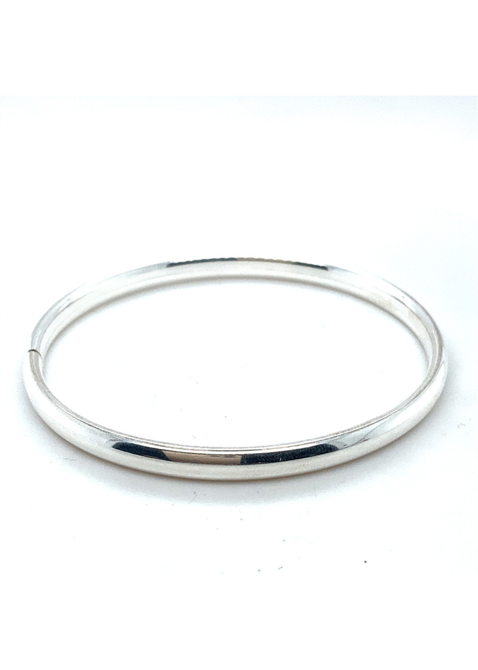 Vintage & Occasion Occasion zilveren dop bangle armband 5mm