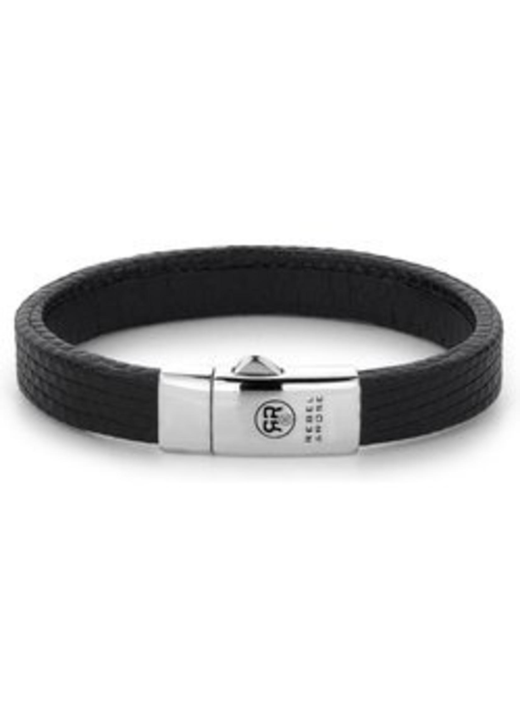 Rebel & rose Rebel&Rose armband - Lizzard Small Black