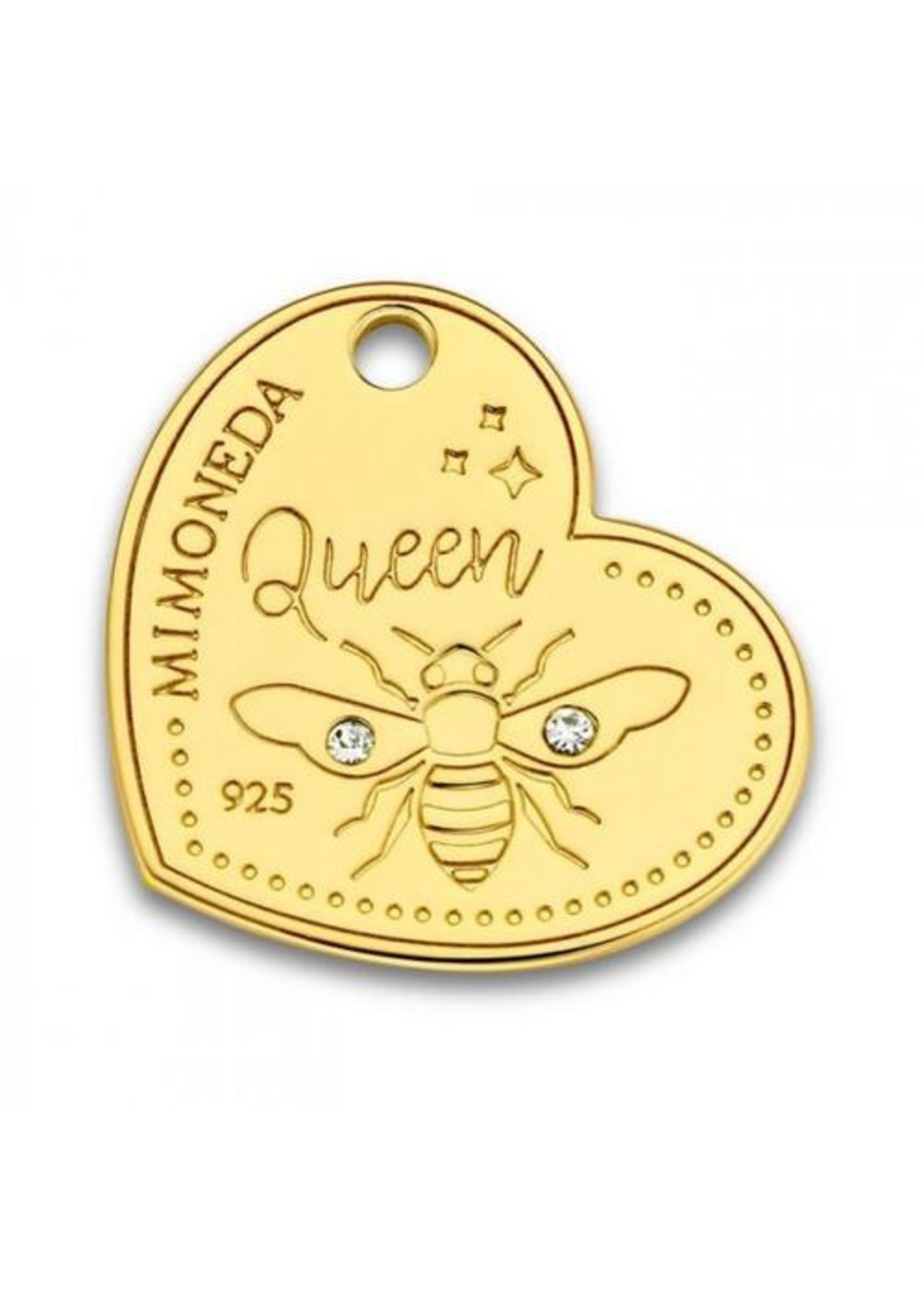 Mi moneda Mi Moneda tag Queen Bee Heart met zirkonia