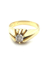 Vintage & Occasion Occasion gouden ring met diamant 0.50ct