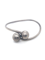 Vintage & Occasion Occasion zilveren bangle 2 bollen