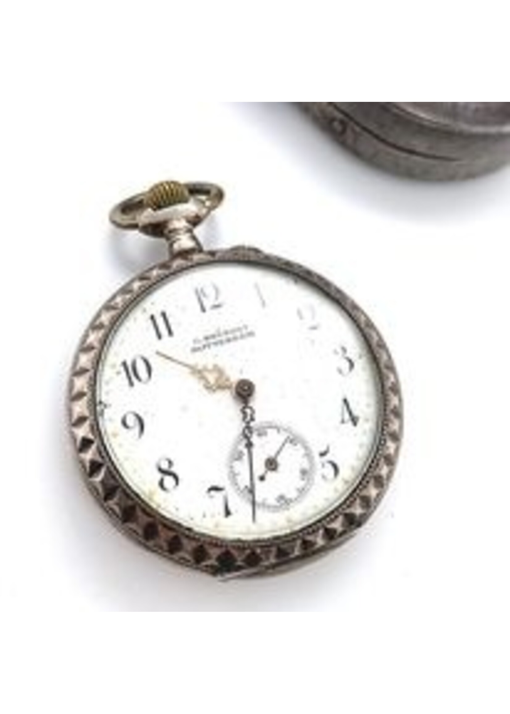 Vintage & Occasion Vintage zilveren zakhorloge Brunott