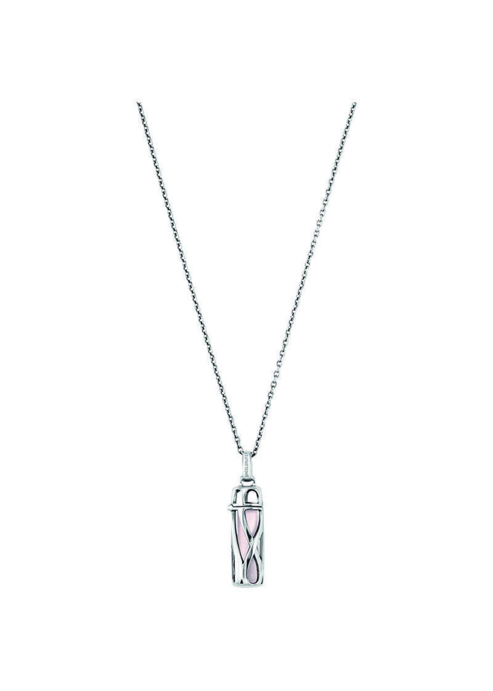 Engelsrufer ENGELSRUFER ERN-HEAL-RQ-S Ladies' Necklace Silver Powerful Stone Rose Quartz S