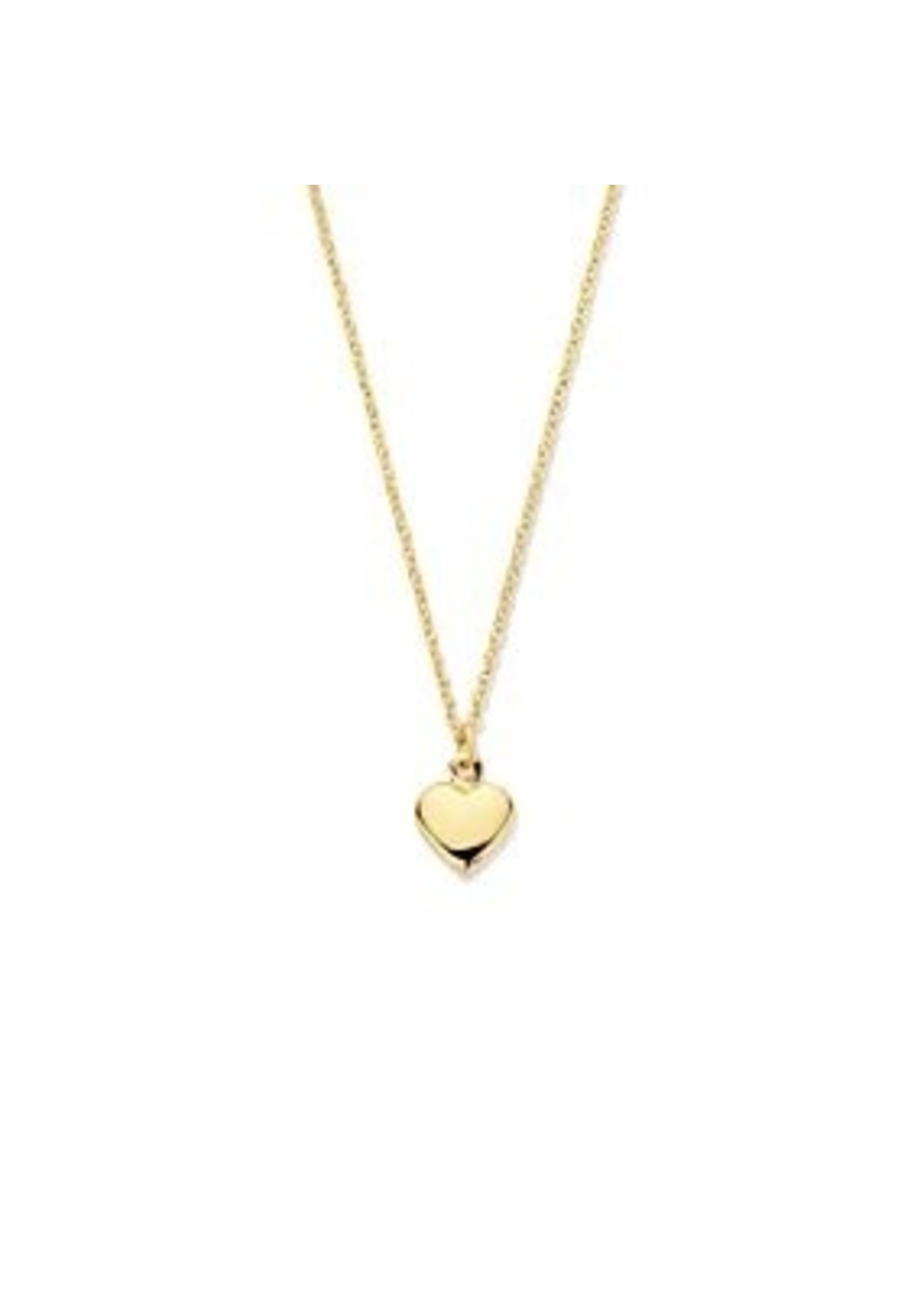 Cataleya jewels Gouden collier hart 1,0 mm 42 - 45 cm