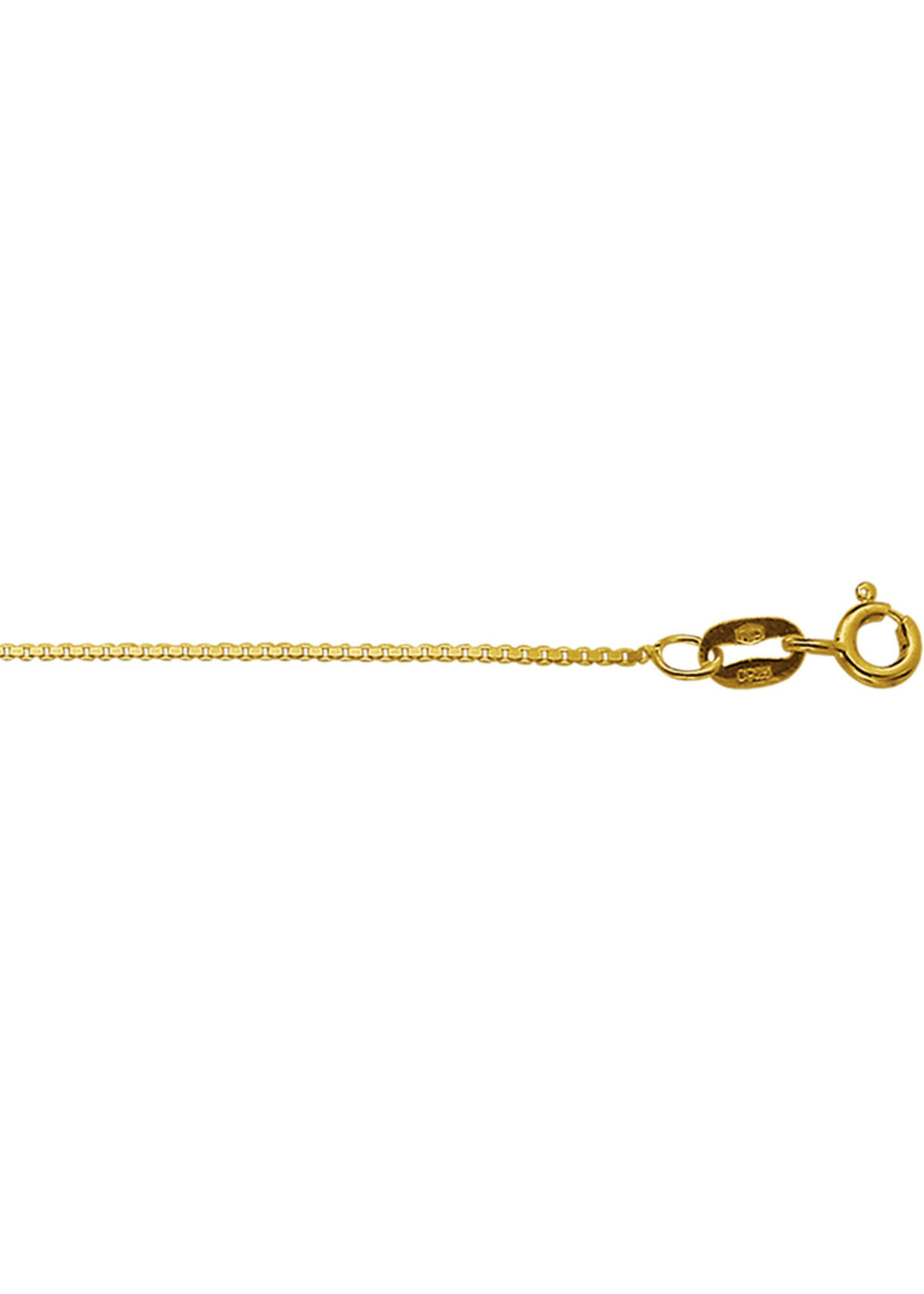 Cataleya jewels Gouden collier venetiaans 0,8 mm 45cm