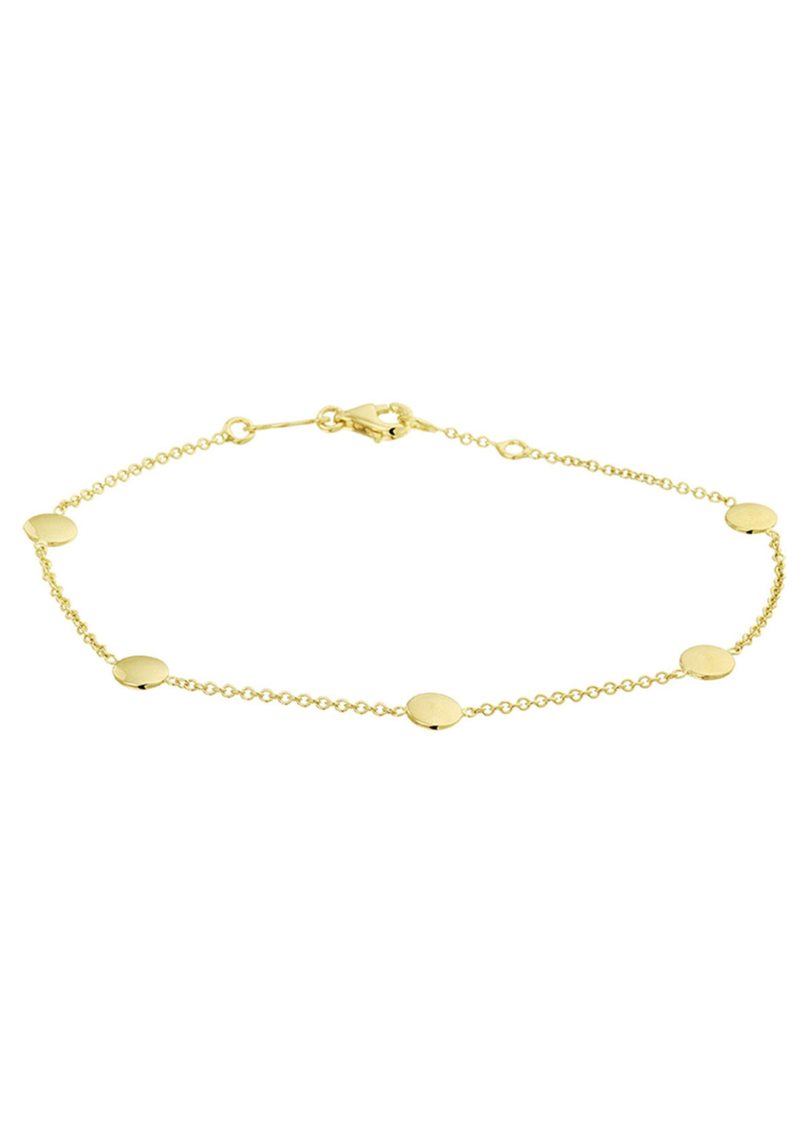 Cataleya jewels Geelgouden armband rondjes 17 - 19 cm