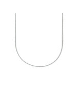 Cataleya jewels Zilveren collier anker gediamanteerd 1,1 mm 45 cm
