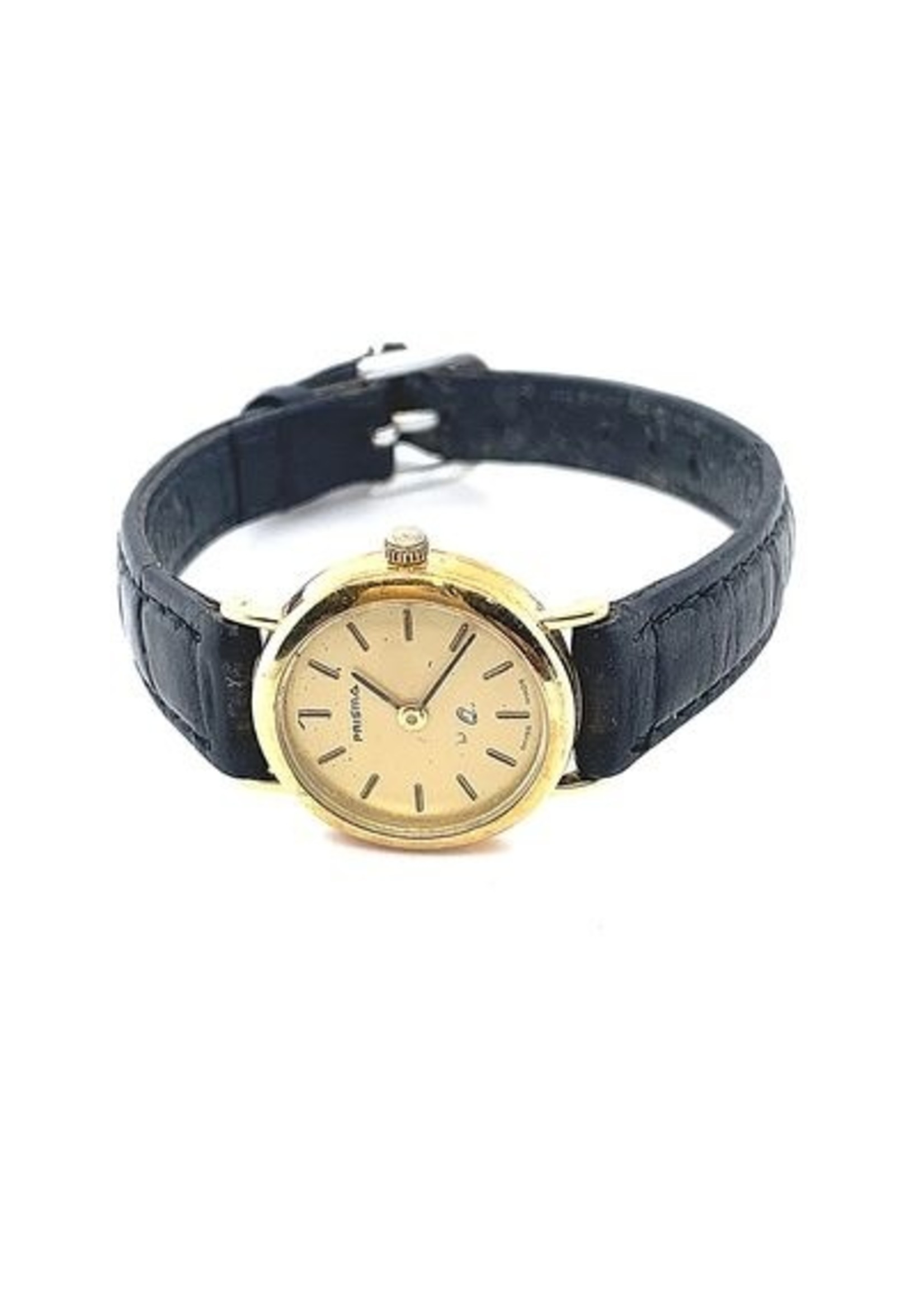 Vintage & Occasion Occasion 14k gouden Prisma dames polshorloge