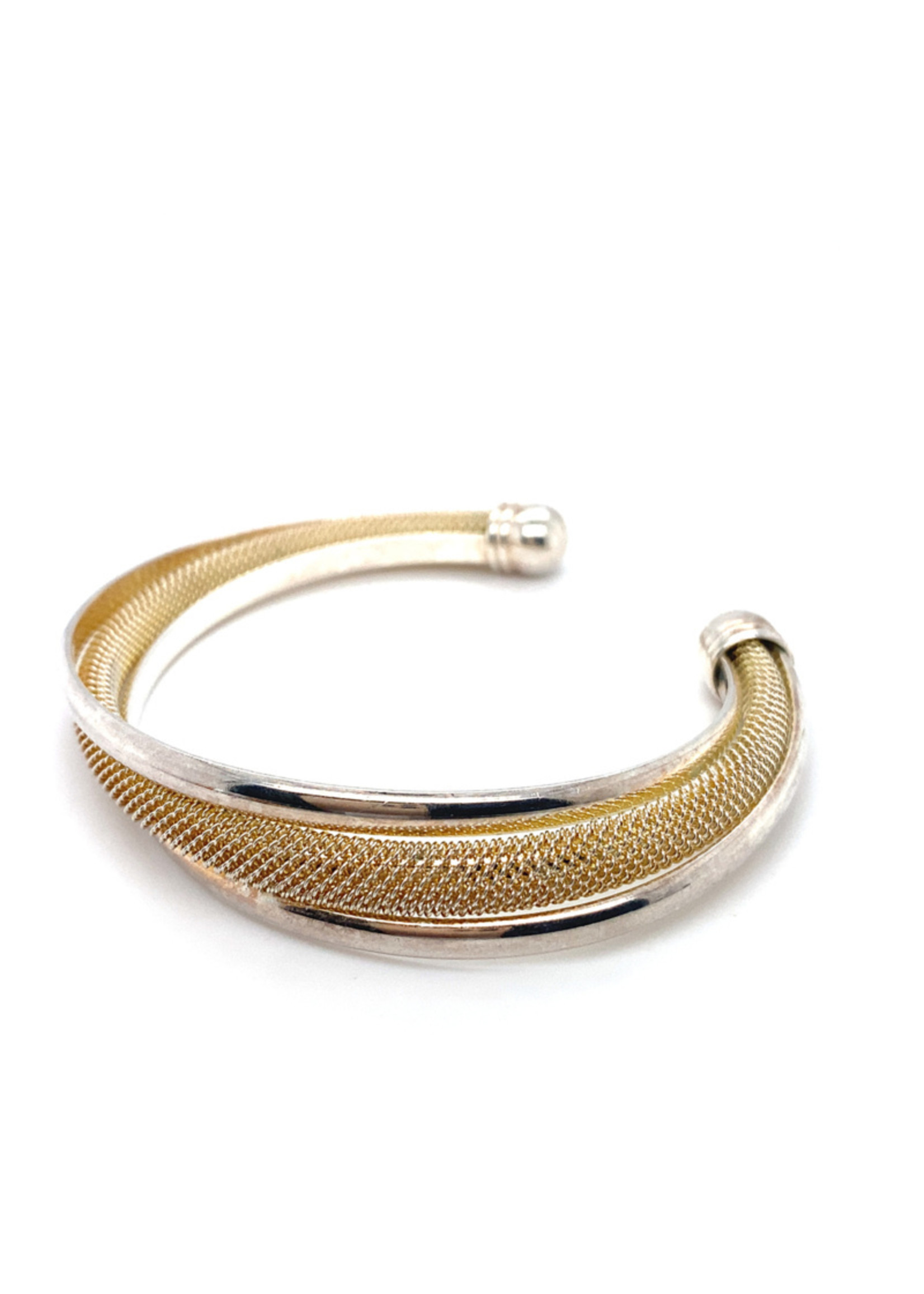 Vintage & Occasion Occasion zilveren, deels doublé bangle