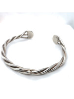 Vintage & Occasion Occasion zilveren getwiste bangle