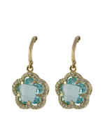 Cataleya jewels Cataleya Earrings Daisy Flower Blue