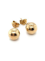 Vintage & Occasion Occasion gouden bolletjes oorbellen 7mm