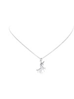 Lilly kindersieraden 102.4510.40 Ketting  unicorn Zilver 40cm