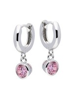 Lilly kindersieraden Lilly 107.0292.00 Oorringen Zilver Ø 12mm CZ