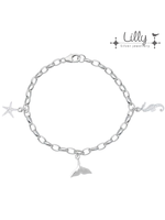 Lilly kindersieraden Lilly zilveren bedelarmband strand - 3