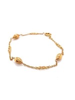 Vintage & Occasion Occasion gouden mattenklopper armband