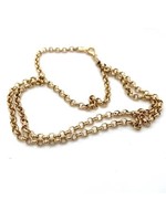 Vintage & Occasion Occasion gouden jasseron collier van 45cm