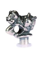 Trollbeads TROLLBEADS 11517 KRAAL GOOCHELAAR ZILVER