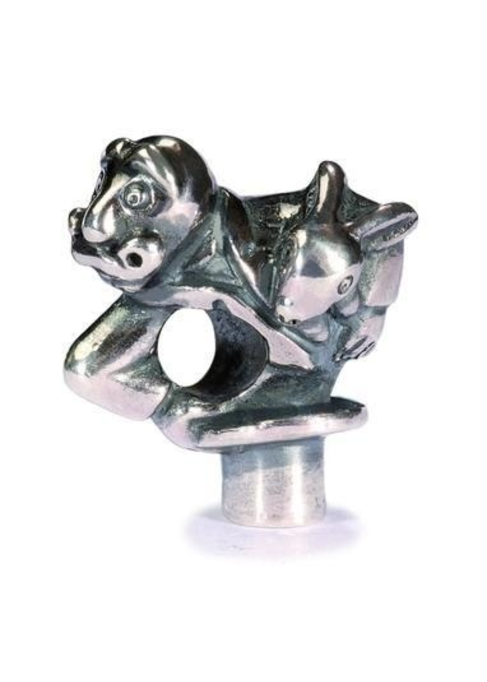Trollbeads TROLLBEADS 11517 KRAAL GOOCHELAAR ZILVER