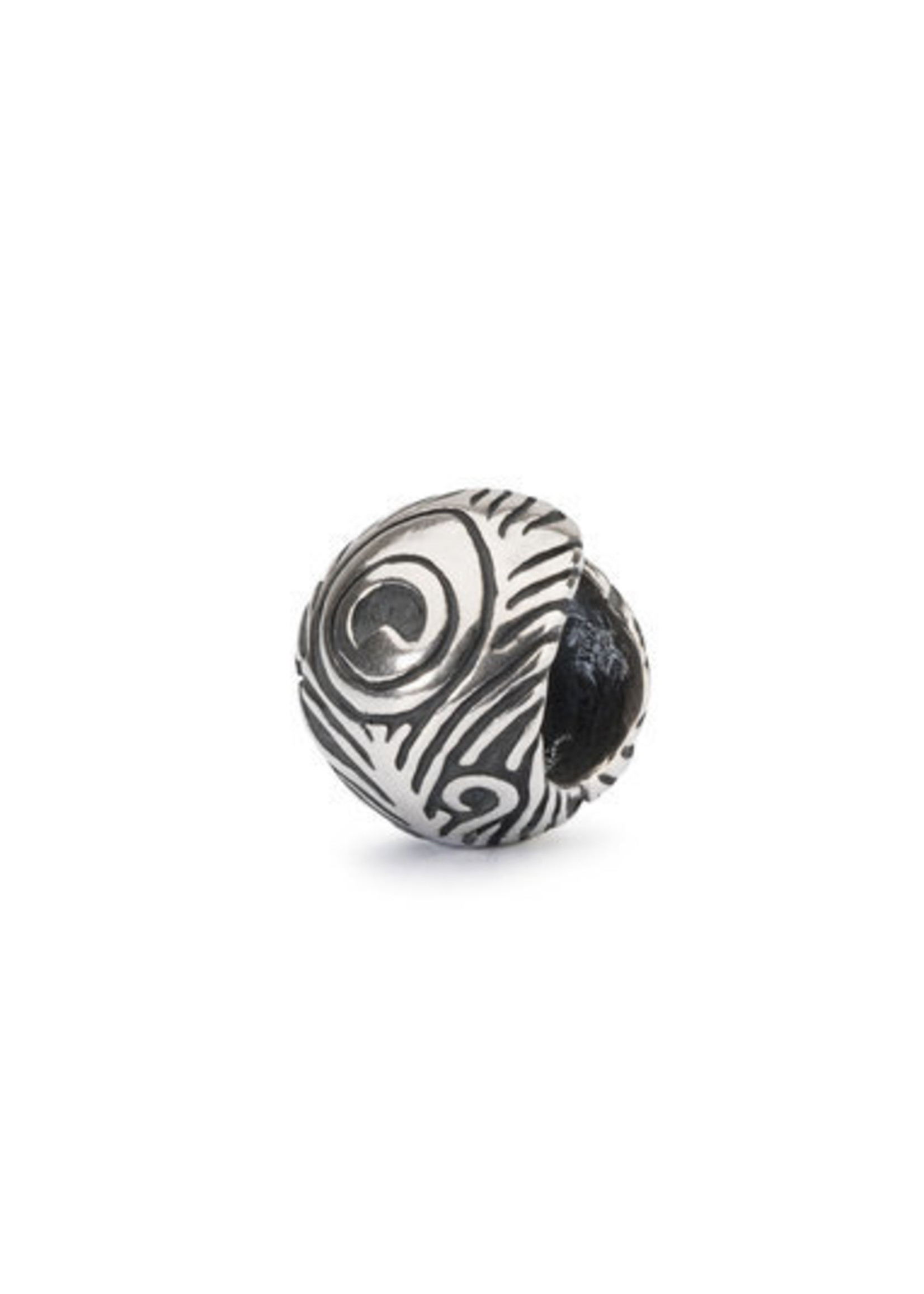 Trollbeads TROLLBEADS TAGBE-10191 KRAAL PAUWENVEER ZILVER