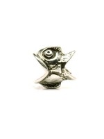 Trollbeads TROLLBEADS TR-11126 KRAAL VIS NOG VOGEL (RETIRED) ZILVER