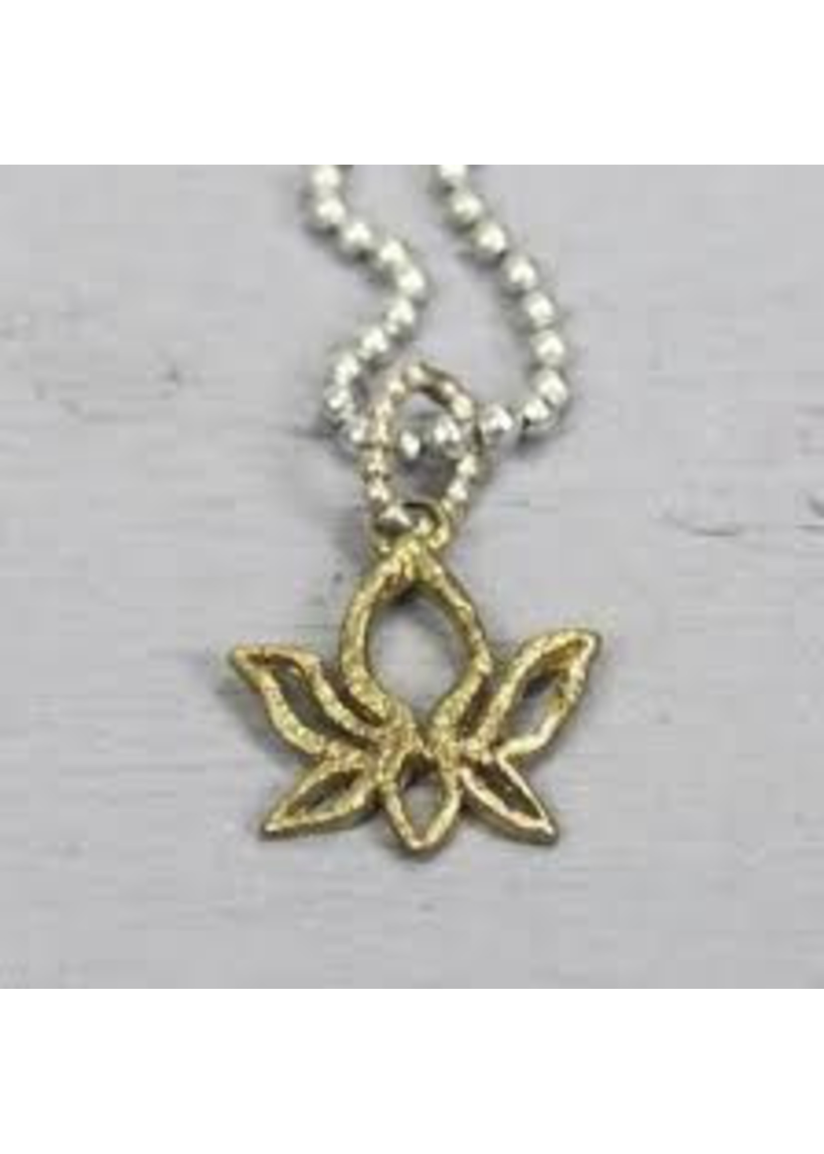 Vintage & Occasion Lotus Flower Brass