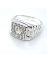 Vintage & Occasion Zilveren ring Crown Collectie