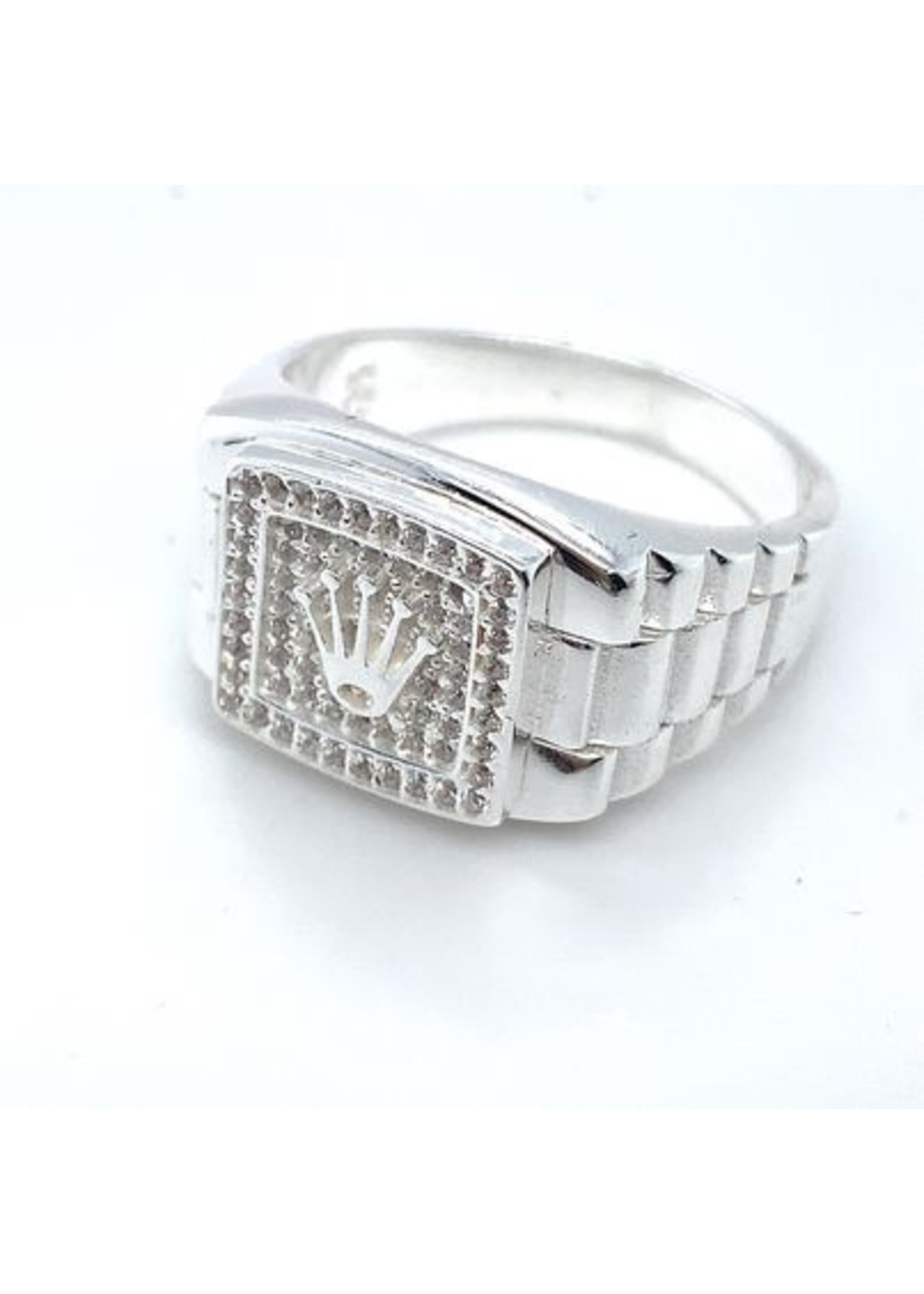 Vintage & Occasion Zilveren ring Crown Collectie