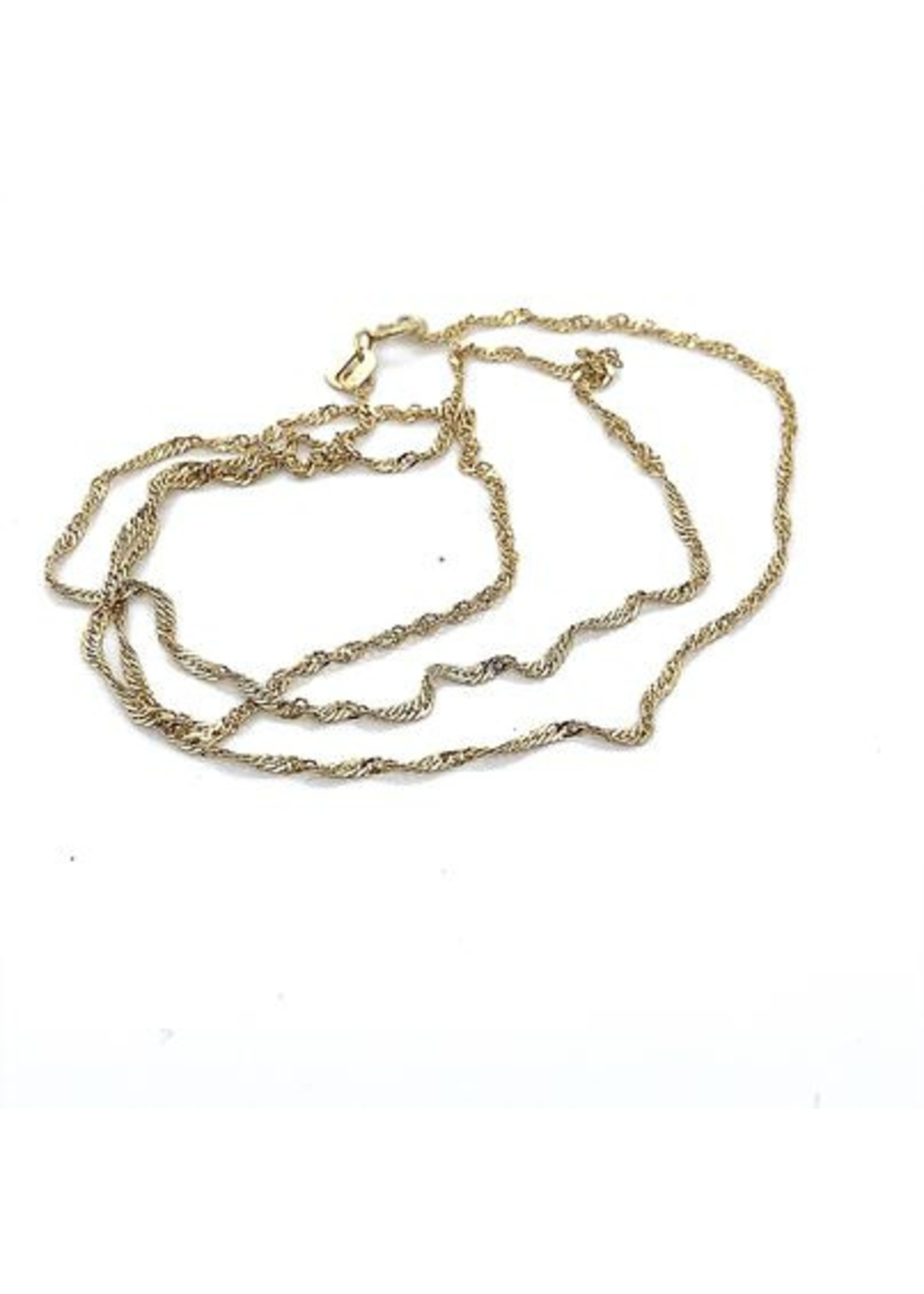 Vintage & Occasion Occasion geelgouden Singapore collier 45cm