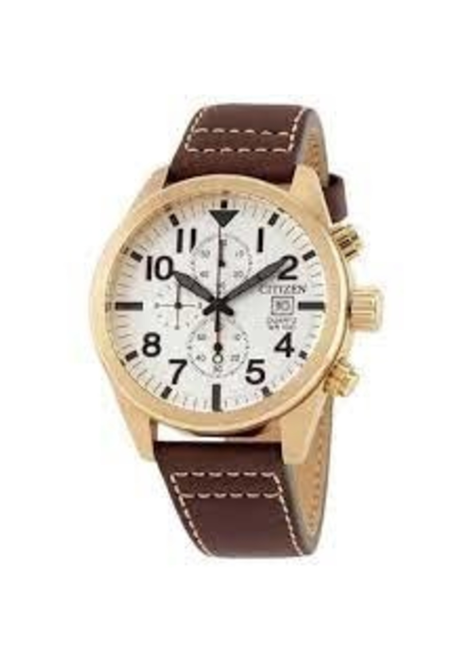 Citizen Citizen Chronograph Quartz Beige Dial Ladies Watch AN3623-02A