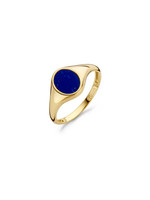 Blush Zegelring 1214YLA - 14k Geelgoud met Lapis