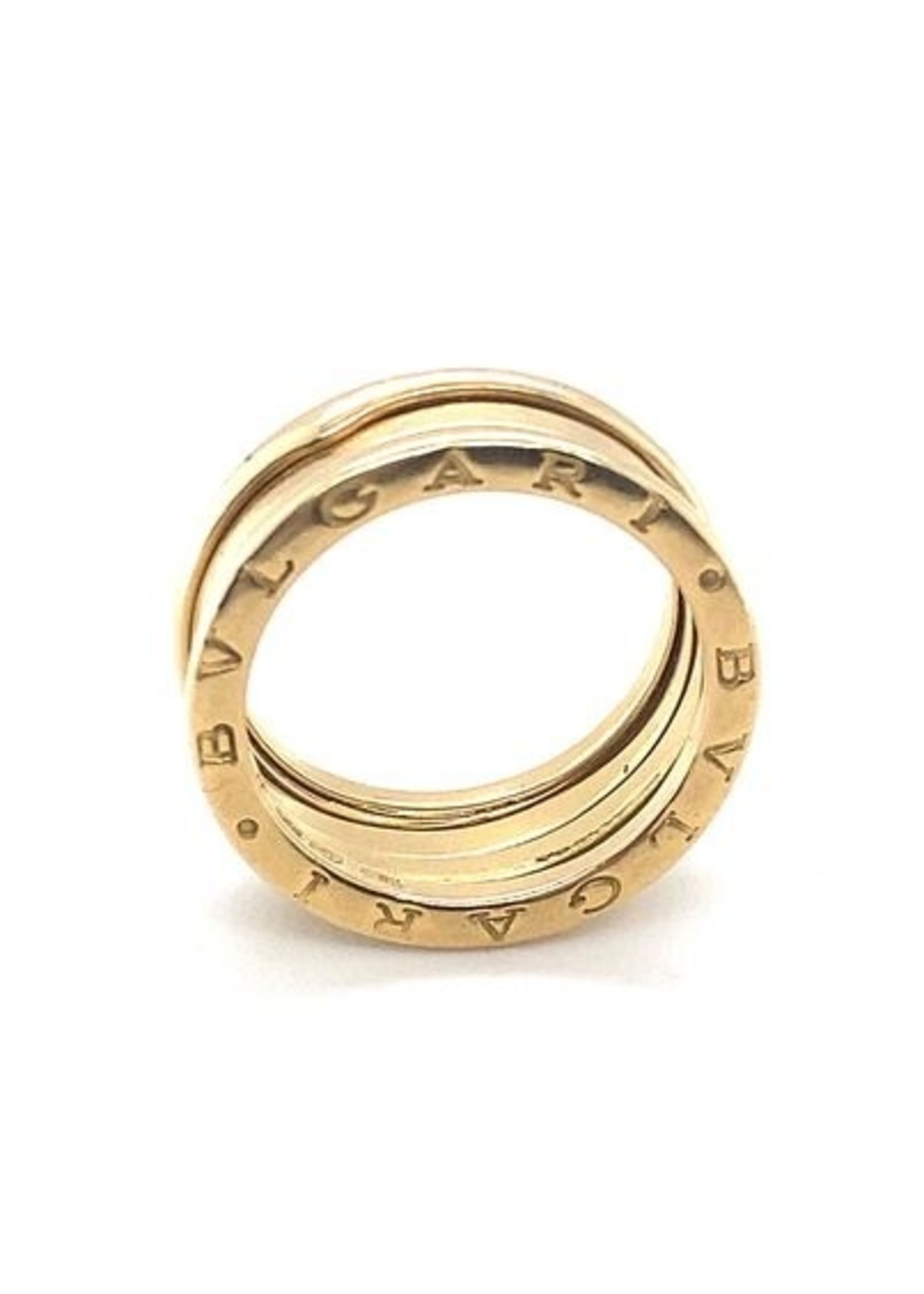 Vintage & Occasion Occasion originele geelgouden BVLGARI Zero One ring