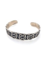 Vintage & Occasion Occasion zilveren bangle met keltische tekens