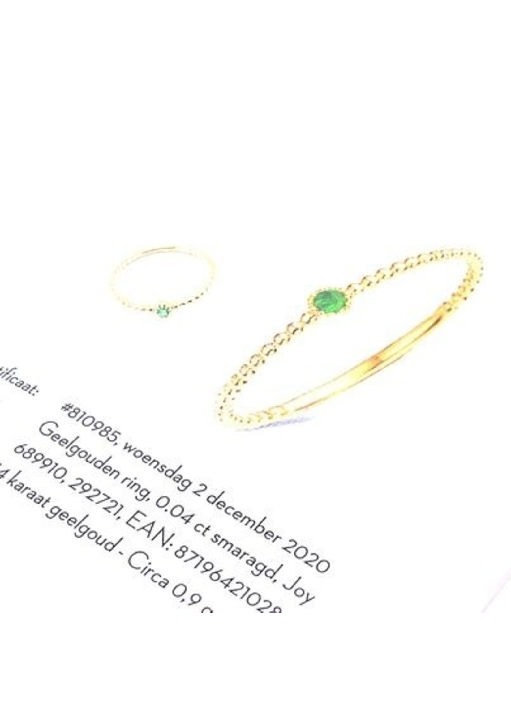 Vintage & Occasion Diamond Point ring Joy smaragd